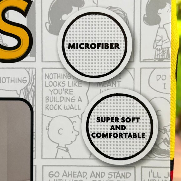 PEANUTS Snoopy Twin Size Sheet Set (Charlie Brown Lucy Linus and the gang) - Picture 3 of 7